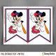 Mickey Mouse Baseball Happy Birthday Banner with Spacers